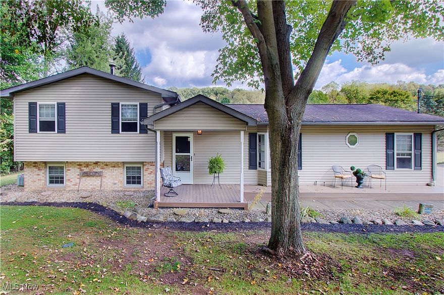 Escape to your own slice of paradise with this beautifully maintained home nestled on a generous 5.2 acres in the heart of Paris, Ohio. This enchanting property offers a perfect blend of modern amenities and serene country living.
Step outside to discover your own backyard haven, featuring a heated pool surrounded by a large deck. This idyllic space is perfect for sun-soaked afternoons, weekend barbecues, and memorable gatherings with friends and family. The vast grounds offer endless possibilities for outdoor activities, gardening, or simply enjoying the tranquility of nature.
The property includes a spacious heated 2.5 car garage, providing ample space for your vehicles and additional storage. 
As you enter the home, you are greeted by a bright and airy open floor plan that seamlessly connects the kitchen and living room. 
The kitchen boasts modern appliances, ample cabinetry, and a convenient layout. A large entryway from the side of the house leads directly into this space, making grocery trips a breeze.
 The lower level features an additional living space complete with a charming fireplace that can be wood burning with an insert, ideal for those chilly Ohio winters.
Heading to the 2nd level you will find 3 spacious bedrooms and a full bath.
The lower level laundry room adds convenience to your daily routine, and had a new water softener installed last year.
Don’t miss this opportunity to make this stunning property your new home! Contact me today for a private showing!