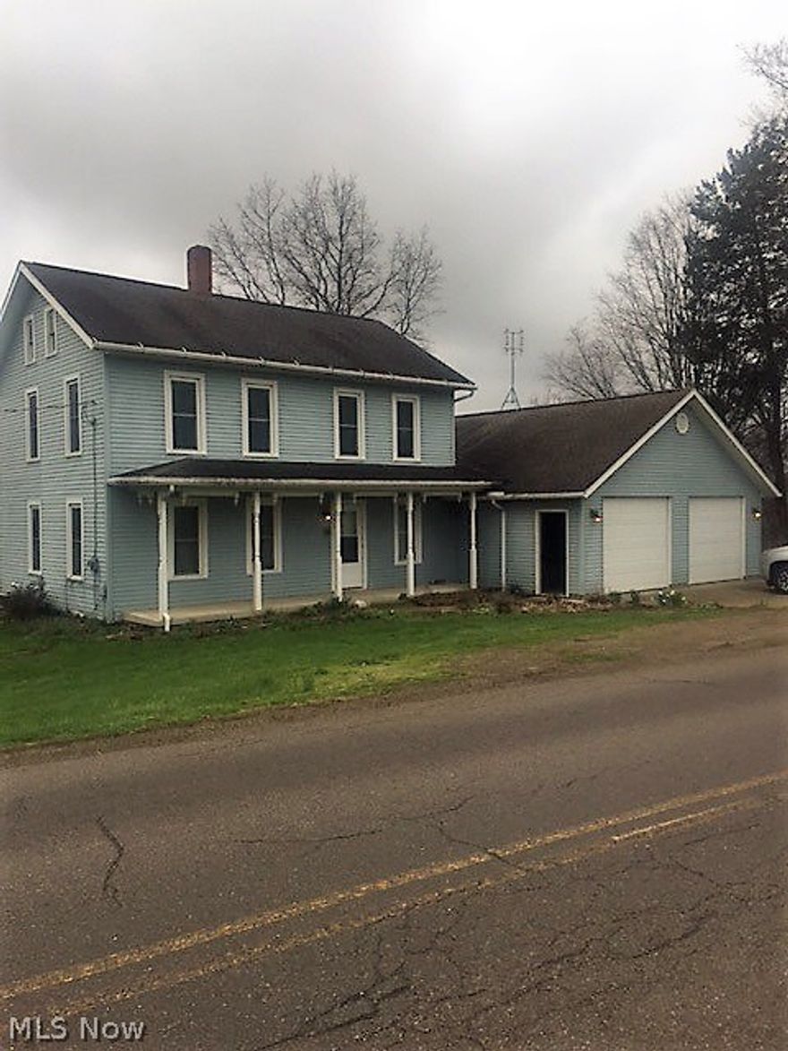 Property will be auctioned May, 2017. Open House April 27h 5-7 pm. Good solid home. The sun porch and 2 car  attached garage are newer.