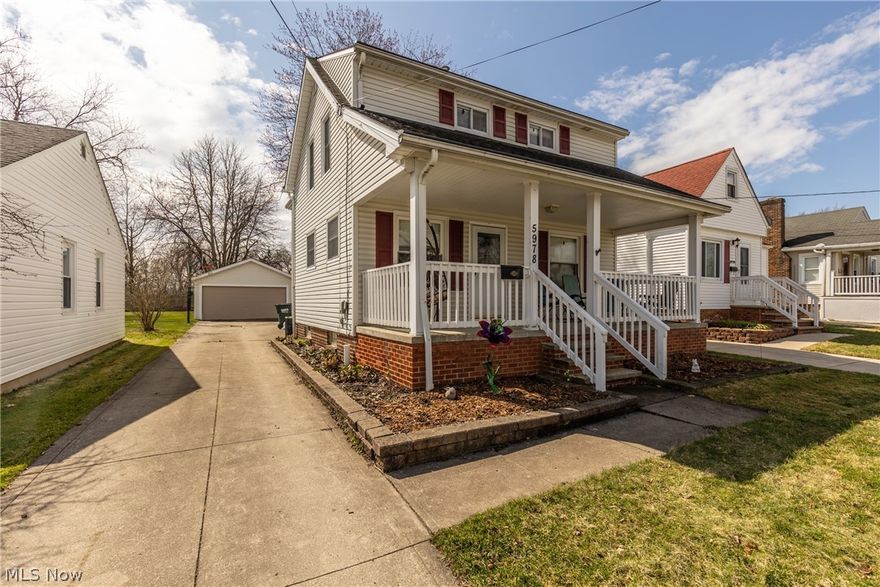 An exceptional 3 bedroom 2 full bath Mayfield Hts. colonial with over 1800 sq ft of total living space.  This updated home features a first floor full bath and laundry, as well as a large kitchen with eating area and granite counters.  The master bedroom has a huge walk in closet, and bonus room/office.  A large living room opens tot he formal dining room.  The finished basement acts a great family room or rec room.  The large fenced in back yard, deck, 2 car garage, and front porch are just some of the amenities.