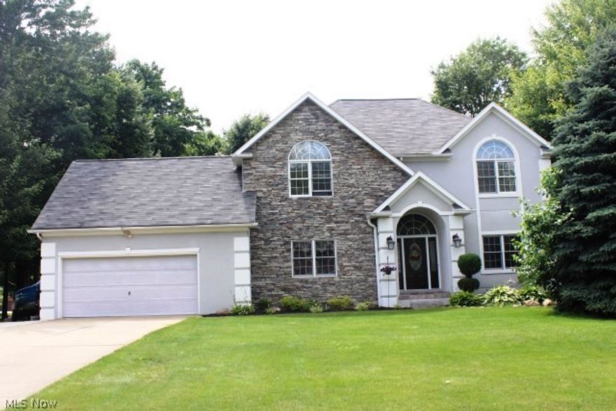 Lovely spacious move in ready colonial located in Chenoweth Country Club Estates w/many updates including kitchen & master bath* Offering 4 bedrooms, 2.5 bath, 3302SF including lower level rec room, 9' ceilings, 1st floor office (wood floor), laundry room & situated on a wonderful .52 acre fenced & treed lot* 2 story entry w/wood floor, palladium window & updated beveled glass door & side lights* Living room opens to family room w/ gas log fireplace* Formal dining w/tray ceiling* Updated kitchen w/granite counter top, island, pantry, wood floor & fully appliance (stainless range & microwave (1 yr), refrig (2.5 yrs), dishwasher & disposal* Breakfast room w/wood floor & access to deck* Vaulted master w/palladium window & plant ledge* Updated master bath w/double vanity, granite, tile & glass shower & corner jetted tub* Bedroom 2, vaulted w/palladium window* 12 course basement w/rec room & dry bar* H20 (approx. 3 yrs)* Well pump Jet Rite (approx. 2.5 yrs)* Radon mitigation system* Laundry