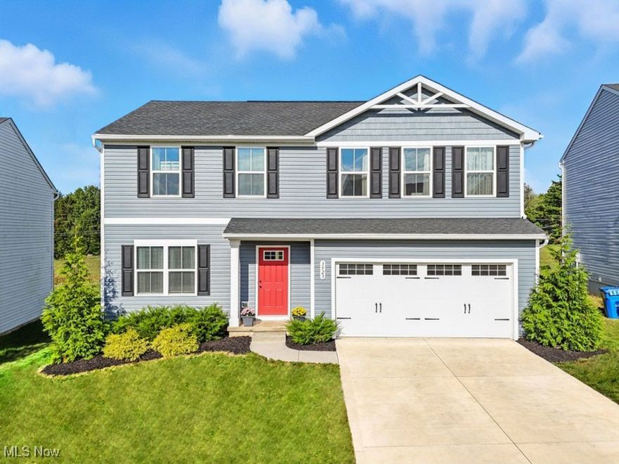 Priced to sel! Built in 2022 on a PRIME LOT in the Norton school district. No neighbors in this backyard! Overlooking wide open green space and woods, this 4-bedroom beauty is in the perfect location with a neighborhood POOL, Pool House and Playground. The spacious Great Room opens to a big beautiful Kitchen with granite, stainless appliances and a large center island. The dining area is large enough for your holiday gatherings and features a full glass door that opens to a huge deck. The first floor also includes a flex room, which would make a perfect office, playroom or den. The back staircase leads 4 bedrooms, a master suite with a private bath & walk-in closet, and 2nd floor laundry! Gorgeous luxury flooring, quality finishes, and and neutral tones throughout. Hurry!