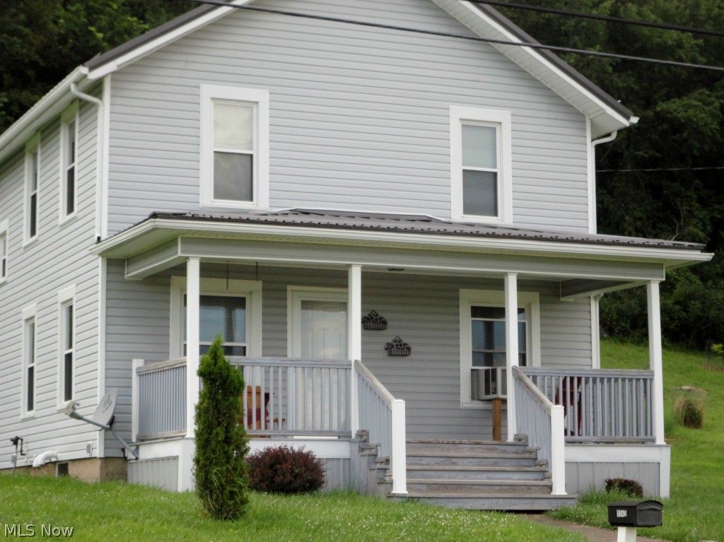 Very desirable 3/4 bedroom home in Tri Valley School District situated on an acre of land! Looking for a 2 story home with newer roof, siding, paint, deck and clean - this is your home - move in ready! As you walk in the kitchen you will see the updates and charm of newer cabinets and counters. A view of the dining room - wood/pergo floors for all your family gatherings. The living room has large windows with natural sunlight and a bathroom and laundry room on the main level. The stairway leads you to 3/4 cozy bedrooms. A full walk up basement/cellar and a newly painted front porch and deck. An outbuilding with electric and portable heating as a multipurpose room just off the deck.