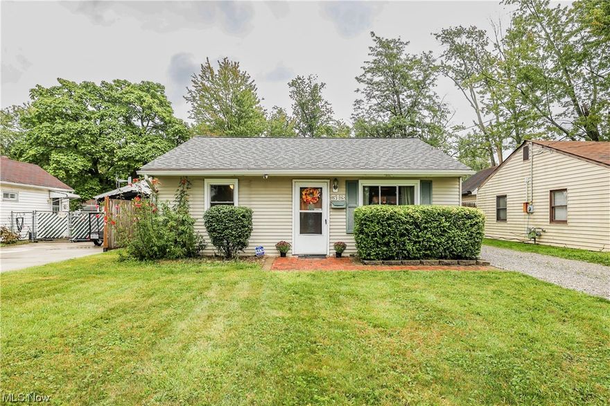 This beautifully updated ranch is a MUST SEE! Open concept with a fully fenced in back yard! All new windows installed in 2021, New Vinyl flooring and carpet done in 2023. Full bathroom renovation in 2023. New washer & dryer. Short drive to LCCC, shopping and dining! Schedule your showing today!!