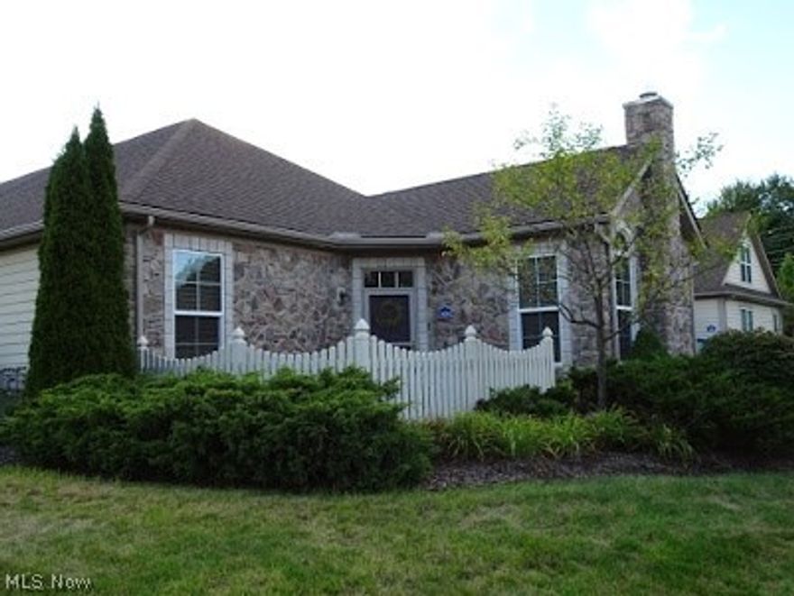 One owner condo in beautiful Tara at Barrington Estates. Carefree living with community clubhouse featuring large fitness center, community room with kitchen available for parties, and heated pool with patio area. Condo is a 2 bedroom and 2 bath featuring an open concept for living room, dining, and kitchen. Upgrades include gas fireplace with beautiful mantle, oak cabinets including in the separate laundry room. Master bedroom has walk in closet and master bath with walk in shower.  All appliances stay. Must see!