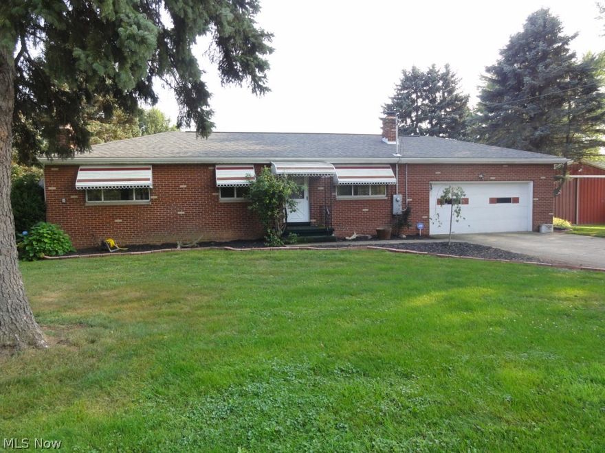 *NO SIGN IN YARD* Country living at it’s finest!  You have to come and see what all this home has to offer!  This well maintained all brick ranch is warm and inviting from the moment you walk in the front door.  This ALL ELECTRIC home offers a cozy living room with fireplace, 3 bedrooms, 2 FULL baths, kitchen overlooking the gorgeous property, screened in sun porch, full FINISHED WALKOUT basement – rec room w/fireplace and 2nd full bath.  The property is awesome!  This picturesque 2.46 acre lot has a 32x24 outbuilding w/electric and a pond. List of recent updates available