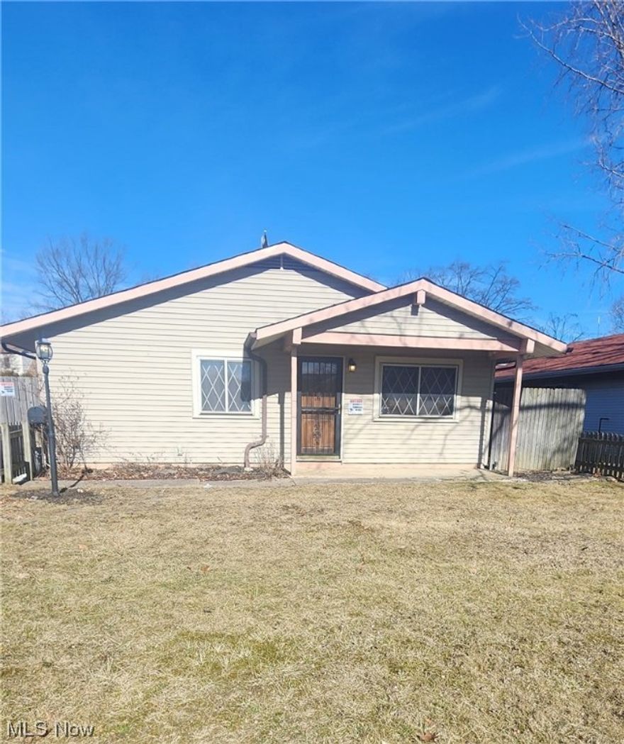 This ranch-style home boasts 4 bedrooms and 2 full bathrooms, offering ample space for comfortable living. The new carpet in the bedrooms adds a touch of freshness and comfort to the interior. The presence of a fireplace adds coziness and warmth, perfect for relaxing evenings or chilly days.
Convenience is key with easy access to the laundry facilities, making household chores more manageable. The large garage provides ample storage space for vehicles, tools, and equipment.
Outside, the fenced-in yard offers privacy and security, creating a safe space for outdoor activities and pets to roam freely. Situated right off Puritas, residents enjoy quick access to the beautiful Rocky River Reservation and minutes away from Kamm's Corner.

Overall, this home offers a perfect blend of comfort, convenience, and proximity to nature, making it an ideal choice for peaceful living.