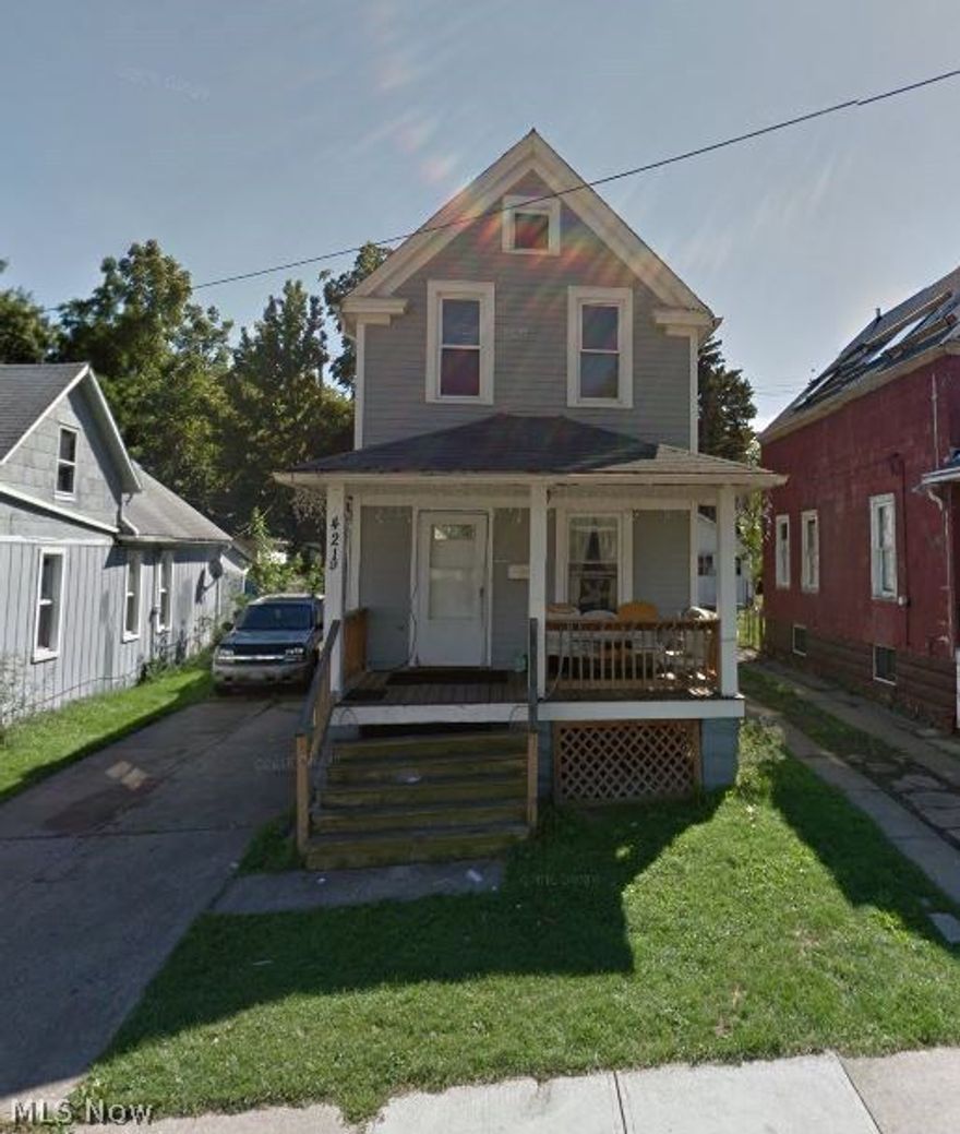 Attention investors opportunity knocks! Fire damage upstairs will need repaired so bring your contractor with you to any showings. CASH OFFERS ONLY. SOLD AS-IS.