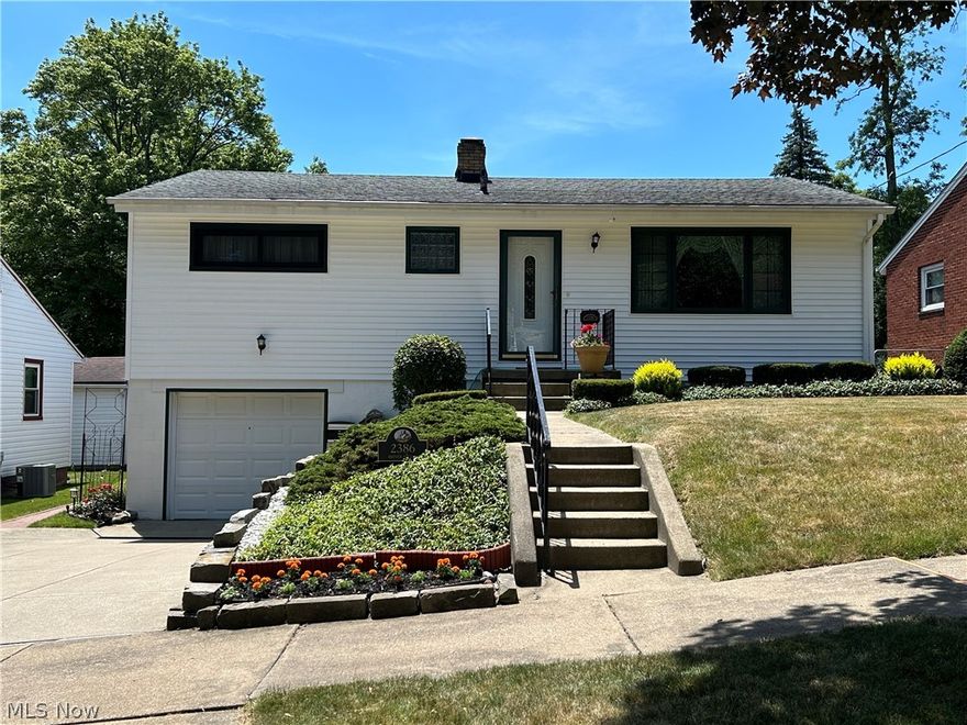 WECOME TO 2386 BRINER    This solid 3 bedroom, 1.5 bath home with full walk-out basement has been lovingly and meticulously maintained and improved for many years.  If you like phrases like newer central air, super clean, handy kitchen pantry with pull-outs, appliances, attached garage, nature stone steps, composite covered deck, attic insulation, waterproofing, glass block, triple-pane bay windows, ceiling fans, varied perennials, extra concrete off-street parking, natural light, vinyl siding, laundry area so large cleaning clothes is a breeze, tons of good storage, nice natural hardwood under all carpeted areas, and a full-fenced backyard, this is your home.  Professionally landscaped sanctuary backyard retreat along with the attention to detail in this great-condition home is truly a rare find. Quiet area of well-kept homes near the schools, parks, restaurants, shopping and major highways,=.  Don't miss the chance to own this beautiful home with an exceptional lot.