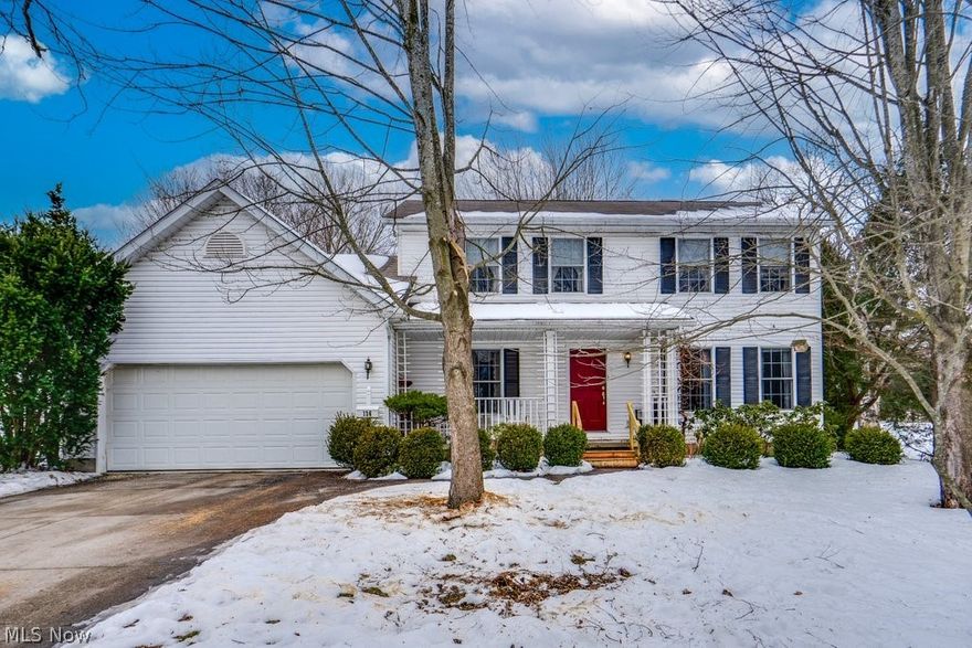 This one will surprise you! Classic colonial featuring 3-bedroom, 2 1/2 bath offers privacy with a beautifully forested and generously gardened backyard on over half an acre! The convenient layout flows comfortably for everyday living and includes first floor laundry The bright sunroom provides the perfect spot to relax and enjoy the view. Large basement with high ceilings is waiting to be finished or great for storage. Peaceful and private, yet just minutes from the highway for easy commuting, this home offers the best of both worlds.