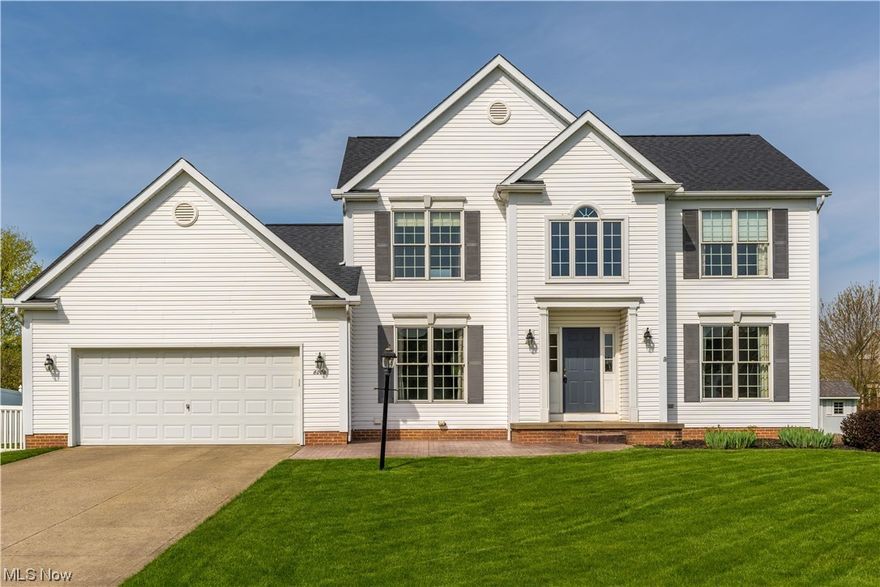 This home is just waiting for you to make it your own! It has 4 bedrooms 3.5 bathrooms 2 car attached garage, fenced back yard, large finished basement with office and full bathroom. Easy access from garage to kitchen with 1/2 bath and laundry room. Kitchen has ample room with a pantry and open feel.  Home features a 2 story foyer Master suite on the 2nd level with 3 additional bedrooms and full bathroom. There is 2 living rooms on the main level plus a dinning room plenty of space to have an office on first floor. Updates: Quiet garage door opener (new in 2020) with keypad and Wi-Fi for smartphone control.  New roof in 2020 and new A/C in 2022.  Stamped concrete front patio in 2021.