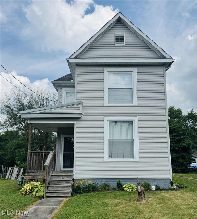 If you’re looking for space, character, and convenience, this oversized 2-bedroom, 1-bath home checks all the boxes! Located in the Franklin Local School District, this home offers a spacious open-concept layout on the main floor, featuring tall ceilings, beautiful trim work, and loads of natural light. The massive kitchen is a standout, offering plenty of room to cook, entertain, or gather with family and friends. Upstairs, you’ll find two large bedrooms with generous closet space. Outside, enjoy a flat, easy-to-maintain yard with rear parking and a bonus storage shed for all your extras. This one is move-in ready and full of potential, don’t miss your chance to make it yours!