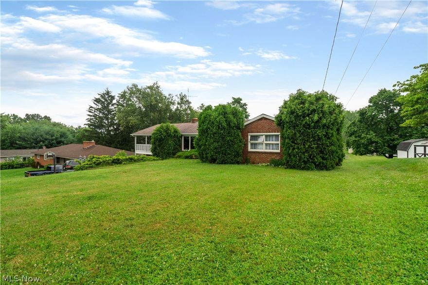 Here is your next fixer-upper where the possibilities are endless! This home is for the buyer who isn't afraid to put in some work to bring this home back to all of its glory. Situated on over half an acre, this Canton South ranch hosts 4 bedrooms, 1.5 bathrooms, plus a walkout lower level providing you with even more potential living space. A large picture window in the living room fills the space with so much natural light and the wood-burning fireplace creates a cozy ambiance for relaxing indoors. After you're done preparing meals and enjoying time with guests in the eat-in kitchen, head over into the family room where you can relax and watch a movie in front of the 2nd wood-burning fireplace. All 3 bedrooms and full bathroom are on the main floor. In the walkout lower level you'll find a bar area and 2 additional bonus rooms that could be converted to bedrooms if needed. An unfinished half bath in the lower level could be finished for convenient guest use. A two-car attached garage