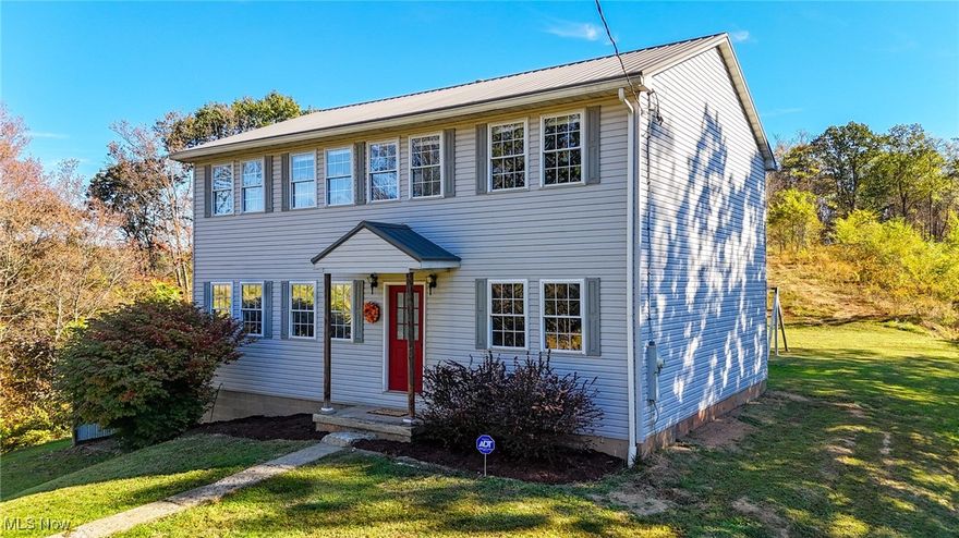 Looking for privacy, welcome to this inviting 4-bedroom, 2-bath home situated on over 5+ peaceful acres in the country. This property features a spacious 13x25 kitchen, a newer roof, and versatile heating options including a Hardy wood burner system and forced-air propane. The partially finished basement offers the flexibility for an additional bedroom, recreation area, or office space. Enjoy the privacy of a secluded setting, an oversized detached garage, 200-amp electric service, and ample storage throughout. Perfect for those seeking comfort, space, and a serene rural lifestyle. Call today for your showing.