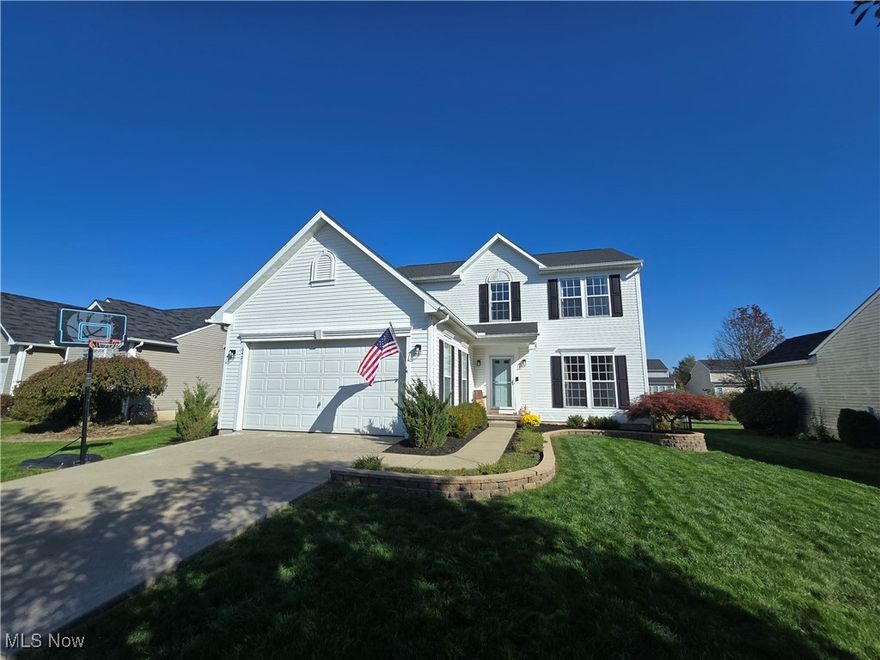 Check out this updated & spotless 4-bedroom home in Cobblestone Park! Inside & out this home has so much to offer. The large Kitchen overlooks the Great Room & a beautiful light filled Morning Room.  There is a formal Dining Room which is currently used as a playroom.  An office & half bath complete the first floor.  The spacious Master Bedroom suite is sure to please with a walk-in closet & a remodeled bath with a luxurious shower that features 3 shower heads, a teak bench & teak accents.  A newer vanity was added in the main bath on the upper level.  In the lower level a finished rec room adds additional space for play or entertaining.  As a bonus in the lower level there is a framed & plumbed full bath with never been used new tub & toilet that can be finished to your liking.  There is also plenty of storage space in the lower level.  The garage has attic access & a wall of built in shelving along with a pull-down workbench.  You can relax on the wonderful patio, accessible from the morning room & overlooking the fenced yard.  The landscaping has been lovingly maintained.  Additional updates include roof (2020), fence (2019), master bath (2023), disposal (2021), flooring on 1st level (2024) & the landscape wall in front & back of home.  Adding to the appeal of this home is the location being only a 5-minute walk to Ralph E, Waite Elementary & Cobblestone Park.  Don't miss out schedule you're showing today!