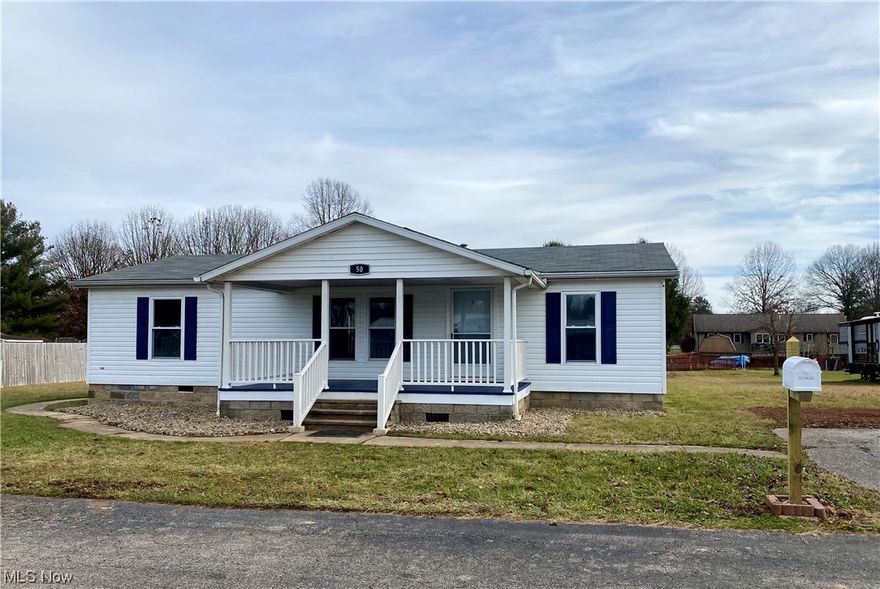 Welcome to the beautifully remodeled and basically new, 50 Brandi Drive! You'll feel right at home upon entering and love the open floor plan. Enjoy 3 bedrooms, 2 full baths, living room, dining area, eat-in kitchen with stainless appliances and more. The front porch will be the perfect will be the perfect place for sipping coffee of a morning and you'll have space for anything you want to do in the huge back yard!
