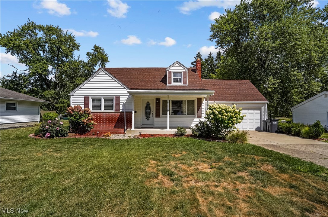 Charming Remodeled Cape Cod on a Beautifully Landscaped Deep Lot.
Welcome home to this beautifully remodeled Cape Cod, perfectly situated on a spacious, flat lot in a quiet, picturesque neighborhood. From top to bottom, this home has been tastefully updated and is truly move-in ready.
Step into the inviting living room, featuring a classic masonry fireplace, elegant plaster walls, and hardwood flooring. The dinette and kitchen shine with ceramic tile flooring, under-cabinet lighting, and updated fixtures throughout.
The home offers two updated bathrooms—one on the main floor and another in the fully finished lower level. Upstairs, you'll find a cozy bedroom with newer carpeting and ample closet space, plus a bonus loft area perfect for a home office or reading nook.
The spacious lower level boasts a drop ceiling, glass block windows, and newer carpeting—a perfect rec room or entertainment space.
Major mechanicals and exterior features are up to date: newer furnace, AC, hot water tank, and updated electric panel. Exterior upgrades include vinyl siding, roof, garage door and opener, cement driveway apron, and a welcoming front porch with new steps.