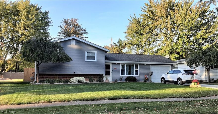 Welcome to this incredible HOME located on the Western end of Lorain!  The curb appeal alone will make you say “this is it”.  You’ll love the upgrades: from the roof, newer driveway, replacement windows, renovated kitchen (2022), furnace and central air, hot water tank (2021), newer appliances, FULL wood privacy fence (2022), bath upgrades just to mention a few!  The Living room and Dining areas have gorgeous laminate flooring.  Check out the renovated, reimagined Kitchen with white cabinets, added counterspace and pantry.  Patio door with pet screening leads you to party central: huge patio, pool, privacy wood fence and beautiful landscaping.  Shed is perfect for lawnmower, bikes, toys & storage.  2nd level offers 3 bedrooms (with ceiling fans and pleasing colors) and renovated full bath.  The lower level has large Rec Room with laminate flooring and glass block windows.  There is a LL 4th bedroom / den / office, full updated bath and laundry room. Perfect location is close to parks, shopping, restaurants and easy access to Route 58 / I-90/ turnpike. Looking for a home that you can just move in and relax? Well - WELCOME HOME!