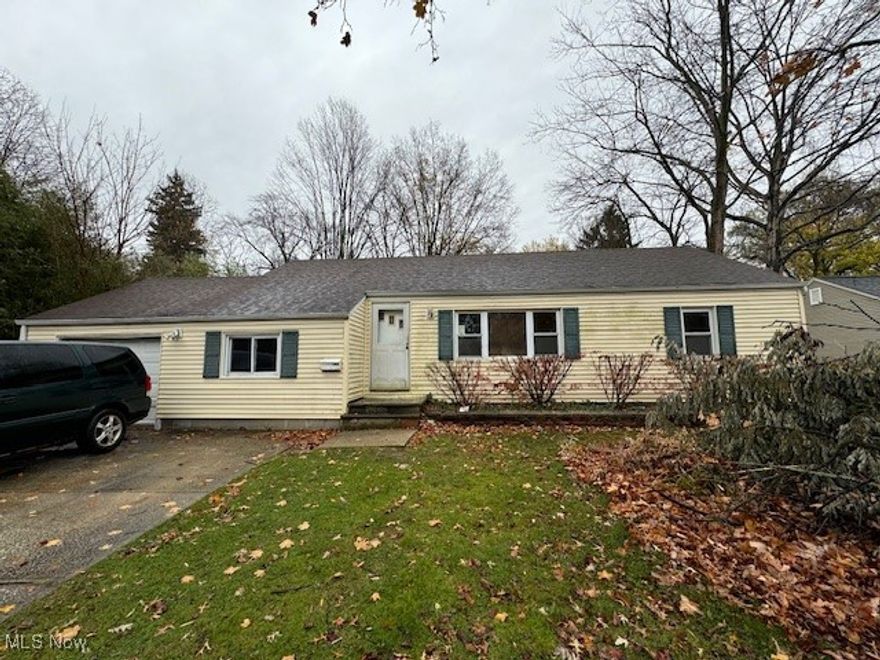 Calling All Investors and Renovators! Unlock the potential of this sprawling ranch-style home and transform it into someone's dream home. Offering two, possibly three bedrooms, this property boasts 2 full baths and 1 half bath, along with abundant space and charm waiting to be restored. Highlights include a huge eat-in kitchen, a spacious den with serene views of the large backyard, and the convenience of first-floor laundry. One car garage that could be easily turned back into a 2 car garage. The partially fenced yard offers privacy and endless possibilities for outdoor enjoyment. Situated close to major freeways and amenities, this property is in an ideal location. With some vision and TLC, this diamond in the rough can truly shine. Don't let this opportunity slip away, schedule your showing today! This home is being sold as-is.