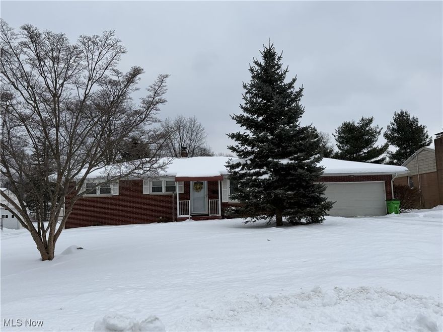 Adorable three-bedroom brick ranch with updates throughout. The home features a Bath Fitter walk-in shower, fresh paint, and improvements to the kitchen, windows, roof, and more. Enjoy the bright attached sunroom, a backyard shed for extra storage, and a two-car attached garage. The partially finished basement offers additional living or hobby space, and while the laundry is currently located in one of the bedrooms, it can easily be moved back to the lower level.
All kitchen appliances stay, along with the washer and dryer. The entertainment center/fireplace combo and TV are also included. A cement driveway and charming curb appeal complete the package. This home is full of character and ready for its next owner. Don’t wait—call for details or to schedule a private showing.