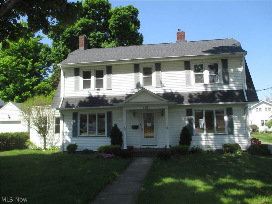 Charming white colonial of yesteryear located in the heart of Geneva! Living and Family rooms feature a 2-sided brick fireplace, the large eat-in-kitchen features a dishwasher, wall oven and cooktop, plus the bedrooms feature beautiful hardwood floors!  Plenty of storage with a full ,unfinished basement and oversized 2 detached garage plus a covered patio. Close to shopping, parks, schools and easy access to freeways.  Don't miss this unique home !