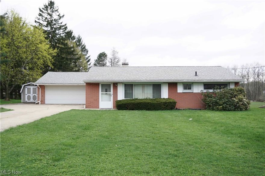 Very nice & clean 3 bedroom ranch in Chardon, on a large one acre lot. Fully updated home with natural gas heating, newer windows, roof & flooring. Central A-C to keep you comfortable all year round. Nicely appointed kitchen and bath. Appliances included: stove, refrigerator, built-in microwave/rangehood, washing machine & dryer. Peaceful, quiet neighborhood not far from the Chardon town square. Tenant responsible for all utilities, lawn care and snow removal. Two car attached garage and storage shed for all your extra goodies. $38 application fee per adult applicant. Sorry but no pets.