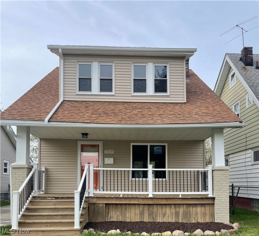 This Gorgeous Garfield Hts home boasts approximately 2000 sq ft of NEWLY designed and restored space made to turn
key perfection 3 bedrooms, 2 full baths. The NEW kitchen boasts gray shaker style cabinetry, quartz counters, new
stainless appliances, custom back splash tile and LVT throughout the entire home. The bathrooms have been restored
to include exquisite details: designer tile, designer faucets, fixtures and vanities. Living room has a Electric fireplace
for cozy nights. You'll love the luxury vinyl plank and designer sculpted carpet in the 3 bedrooms. NEW Roof, NEW
Windows, NEW stainless steel appliances, NEW water heater & updated electrical and Plumbing. Outside offers an 1
car garage with NEW door and opener and beautifully landscaped yard. Only minutes away from Hospital, Metro Park, S