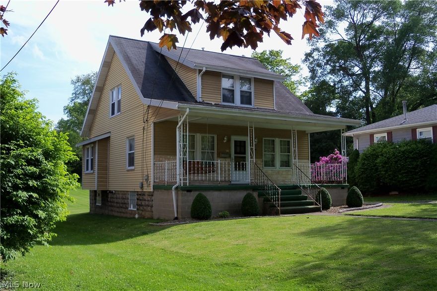 Well maintained owner occupied home for 70+ years!  Large living room welcomes you.  Formal dining room with built in window seat.  Large kitchen with plenty of cabinets & work space.  Even a pantry!  Appliances included.  First floor 1/2 bath.  3 bedrooms & foyer area on the 2nd floor makes great space for study area.  Full bath with some recent updates, natural woodwork throughout.  Most newer style windows.  Full waterproofed basement with glass block windows, newer water heater & electric panel.  One car garage with newer door.  Just in time for summer hangouts on your covered front porch or to play a game of ball on the almost 1/2 acre lot.  Located in Perry Township.  This one won't last!