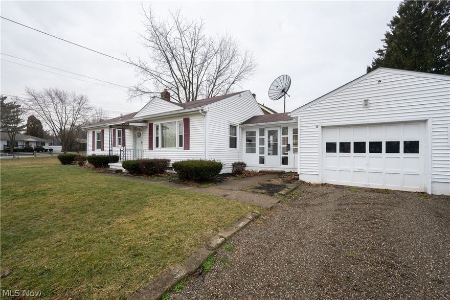 WOW! You cannot afford to miss this affordable, move-in ready, ranch in a fantastic Ellet neighborhood. As you walk into this charming home you will immediately notice how meticulously maintained and stylishly updated it truly is. Through the front door you are greeted by a spacious carpeted living room, perfect for family movie nights or entertaining guests! Through the living room you will enter a fully updated eat-in kitchen, equipped with luxury vinyl plank floors, newer counter tops, and stainless steel appliances. After admiring the kitchen you can continue around to a hallway that leads to 3 bedrooms and a full bathroom with updated fixtures, vanity, sink, and tub all within the last 2 years! Make your way into the exquisitely finished basement that comes in at a massive 800 square feet. Featuring newer carpeting and 2 separate rooms the options are endless for how you decide you use this awesome space! When it's time to leave you can make your way through a finished breezeway t