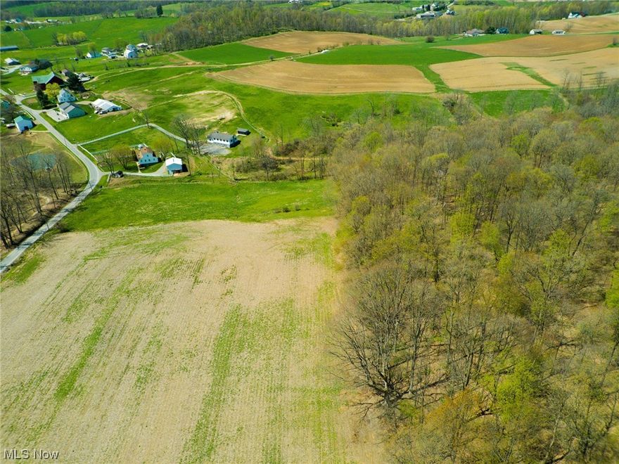 Auction to be held on Tuesday, May 23rd. Contents at 4pm, real estate at 6pm. Nestled in the rolling hills of Holmes County, this prime 15.5-acre property is a dream come true for those seeking tranquility and privacy. Located between Charm and Saltillo, this property offers three 5-acre tracts to choose from. As you approach the property, an open field welcomes you, gently sloping towards the road. The back third of the property is wooded, providing a picturesque backdrop and an ideal setting for building a homesite.
Parcel 1: 5.184 Acres with 230 ft. of frontage. 
Parcel 2: 5.15 Acres with 315 ft. of frontage.
Parcel 3: 5.2 Acres with 322 ft. of frontage. 
Walk the land at your convenience and risk prior to the auction. Parcel is nearby or adjacent to this address and does not constitute a real house number.