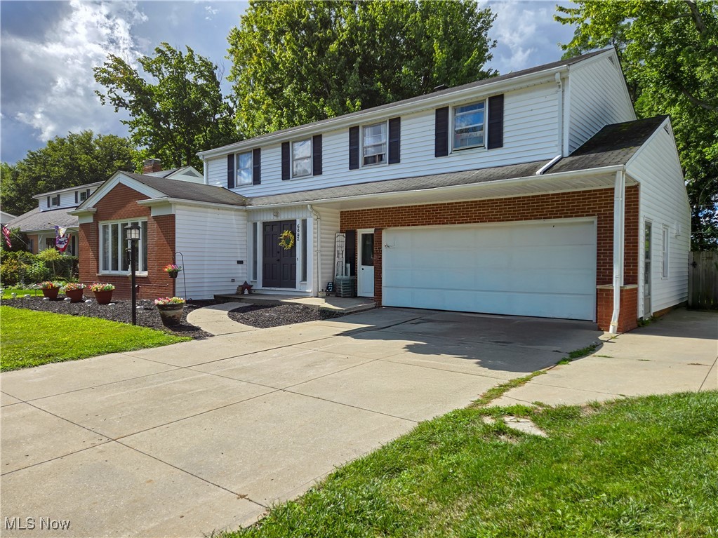 Beautiful Colonial style home in a great part of Parma Hts! This large home features recently remodeled kitchen, bathrooms, and lower level family room. Other recent improvements include new A/C in 2024, new appliances in 2024, updated electric panel in 2024, and newly waterproofed basement with sump pump and battery back-up. The new owner will enjoy an excellent layout, nice sized master bedroom and master bath, and a large fenced yard that butts up to Big Creek. Current owners are ready to move on so schedule your showing right away.
