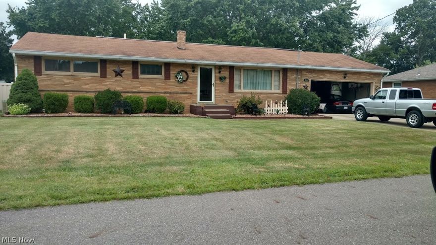 Nice Brick home located in the heart of Minerva.  Near schools. The backyard of this home is like a park.  Inground pool but has not been opened in 2 yrs.