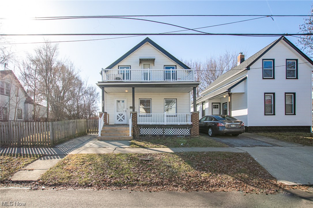 Investors dream! Extensively renovated duplex with 3 bedrooms up and 2 bedrooms down. All newer vinyl windows / siding, dimensional roof, glass block windows and front porch. All newer mechanicals throughout including electrical, plumbing, furnaces and hot water tanks. Both units have central air. Down unit is huge with 6 total rooms all newer cosmetics with walk in tiled shower, dining room, eat in kitchen with vaulted ceiling. 3 bedroom 2nd floor unit is all redone too! It features a large eat in kitchen, living room, Nicely tiled bathroom, walk in closet and more. A must see!