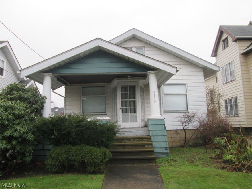 Great starter or rental! two bedroom aluminum sided ranch with a walk up attic. Spacious living room with Fireplace and Natural Woodwork. Formal Dining Room. Full basement. Two car detached garage. Plus More! Great location! Low Taxes.