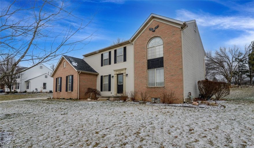 This GRAND home features four spacious bedrooms, 2.5 bathrooms, and a finished lower level in 3400 square feet of comfortable living space. The stunning brick facade welcomes you, while the surrounding yard is beautifully landscaped. This home is well-appointed with lots of upgrades, including newer kitchen appliances-dishwasher (2021), refrigerator (2020), electric range (2019), a new furnace (2020), and a new roof (2019). carpeting, wood laminate flooring & kitchen countertops (2016). Upstairs carpeting and stairway (2000). All new pipes run from the house to the street (2019) A/C serviced with no issues. The sprawling  3 tier back deck will have you relaxing and entertaining all summer outdoors long! NO HOA FEES  Move-in Ready. Minutes to schools, easy access to shopping, restaurants, churches, expressways.