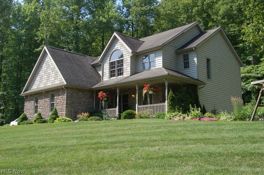 This 4/5 bdrm home has so much to offer!  First floor has kitchen w/ large pantry, formal dining room, living room and half bath.  French doors in living room go out to heated in ground pool.  2nd floor features large master suite, 2 additional bdrms, full bath and another bdrm/office/playroom with laundry in it.  The walkout basement has another bedroom, full bath, large family room and tons of storage. All of this sits on a nice 1.49 acre lot.