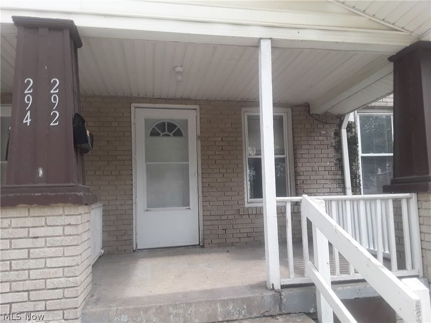 Spacious garden style apartment set up like townhomes. Each apartment has own large covered front porch and back area. The first floor has nice size living area, dining area, and quaint kitchen equipped with refrigerator and stove. Lower level is unfinished with laundry hook up. The second floor has two large bedrooms, bigger room has two closets, second bedroom has one closet, and full bath. Professionally managed. Application is online with a $35 fee per adult.