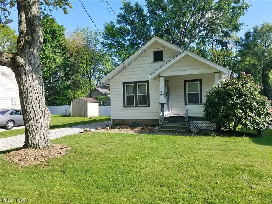 This house will surprise you!  Walk into the living room and you think the house will be small but it is not!  Dining room leads to huge eat-in kitchen.  Cute deck overlooking fenced in yard and a covered front porch.  Home within walking distance to park.  New hot water heater, gutters and furnace in 2017.