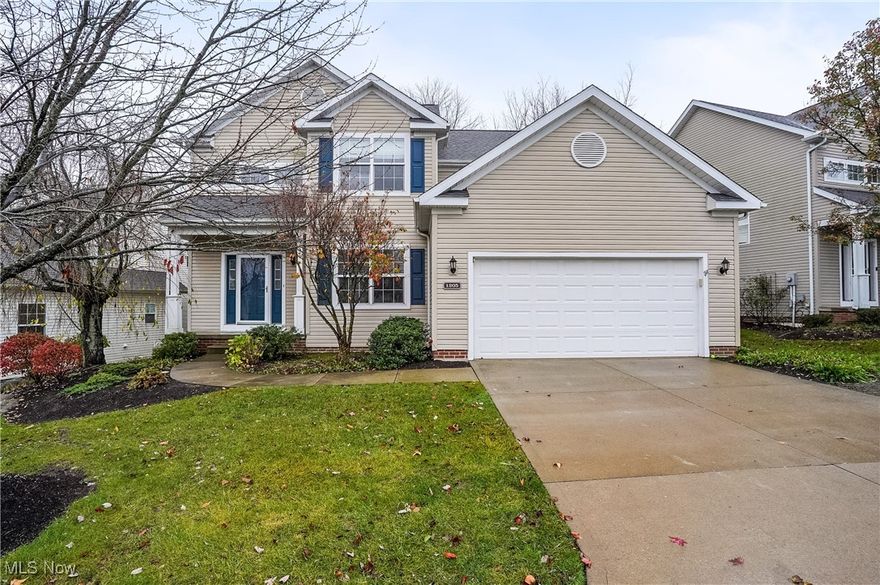 Located in the highly desirable MacIntosh Farms development in Broadview Hts & the esteemed North Royalton School District, this 4 bedroom, 2.5 bathroom home is ready and waiting for you! Welcoming two-story foyer with coat closet opens to formal dining area, half bath, and spacious Family Room with stone, gas fireplace. Two walls of windows provide an abundance of natural light and terrific views of private backyard and deck. Well appointed kitchen features ample cabinet and counter space, all appliances, island with butcher block counter, large pantry, planning desk, eating area, and slider to deck. Nearby laundry room with utility sink and two more closets complete the first floor. The second story master features vaulted ceilings, fan, large windows, dual sink vanity, and large walk in closet. Three more generously sized bedrooms with nice sized closets and double windows, full bath, and hall closet complete the second floor. Bring your dreams to the unfinished basement, perfect for extra storage, workout space, or entertaining guests. Additional updates include new roof (2024) and newer water tank. Neighborhood amenities include: 3 pools, new playground, tennis courts, community center and walking trail. Close proximity to shopping plazas, restaurants, recreational areas, and cultural centers. Make this home yours today! Schedule a showing and have a new home by the holidays!