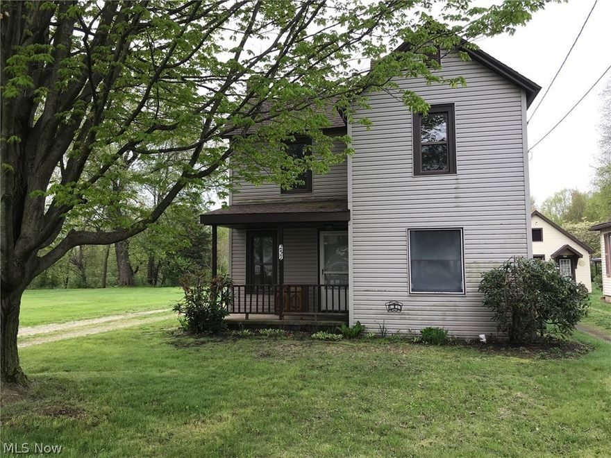 much of the remodeling has already been done for you when you buy this 3 bedroom 2 bath 2-story. Updated kitchen, newer roof, vinyl siding and brand new carpet. 1st floor bedroom, master bath and laundry. Set on a double lot with a 24 x 32 heated garage. Nice for the price!