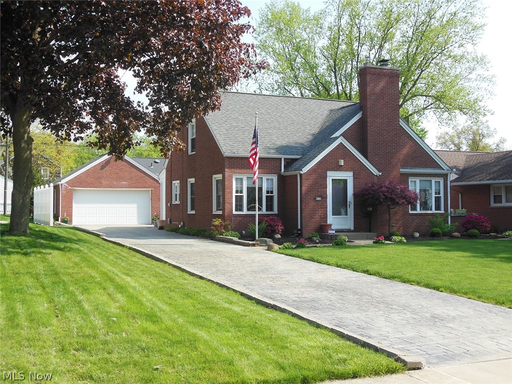 Immaculate 2-3 bedroom, 2.5-bath home remodeled to perfection! Kitchen opens to the sunny, bright dining room and living room with fireplace. Updated kitchen features Schrock cabinetry, granite counters, work island, bar, and oak floor. First-floor den or bedroom with gas log fireplace with masonry hearth. Basement features a bedroom and full bath with walk-in shower. 2 bedrooms and full bath upstairs with hardwood floors under the carpet. 2-car garage with large storage room and brick-stamped concrete driveway. Beautiful yard and landscaping. Half a block to Harvard Park. This one won’t disappoint, all the works is done!