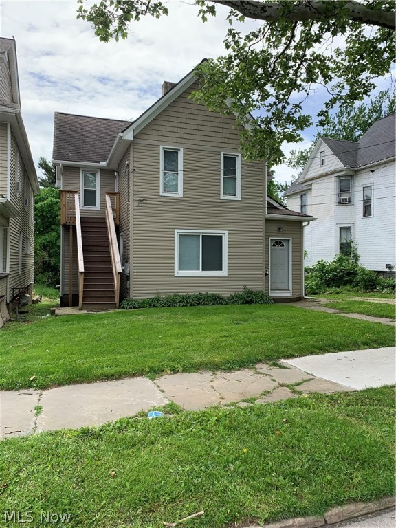 This is a great opportunity to own a wonderful University of Akron triplex! This newly renovated three unit building features one 3 bedroom unit and 2 one bedroom units. Updates include new roof, gutters, siding, windows, electric and plumbing. Located just two blocks from the University of Akron campus and walkable to Summa Health System, this is a fantastic opportunity to rent to students or traveling hospital staff. The property is rented through July 2023.