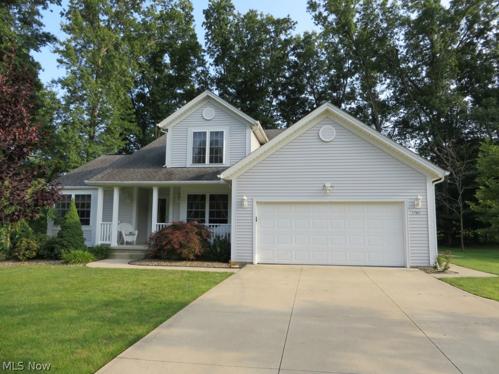 Meticulously maintained Custom Built Colonial (2300 sq. ft. + 906 sq. ft. of finished lower level). Vaulted foyer leads to two story great room with floor to ceiling stone fireplace ( wood burning w/gas starter and blower) and arched windows w/views of private wooded back yard. Formal dining room with trayed ceiling. Open floor plan has spacious eat in kitchen w/breakfast bar counter and sliders to large (25'x19') private patio. First floor master suite w/vaulted ceiling has glamour bath featuring large corner garden tub, 5 ft. shower, walk-in closet w/mirrored sliding doors, and dual vanity. First floor laundry. Lower level ideal for in-law or teen suite, with full kitchen (stove and dishwasher stay), full bath, and possible 5th bedroom. Large rec room w/wet bar and plenty of storage. Deluxe (14'x 12') storage shed w/roll up door. Attached heated 2 car garage. Extra wide driveway with turnaround. Cozy Covered front porch. Many Builders upgrades. One year home warranty!