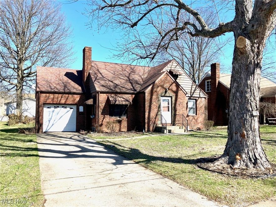 Great potential in this 3-bedroom, brick bungalow in Plain Township school district.  Huge upstairs master bedroom (23 X 12+) with 2 walk in closets, original hardwood floor under the carpet.  Home also has two equally large bedrooms (14 x 10) on the first floor, both feature hardwood floors as well.  Bright and airy kitchen with unobstructed views of the backyard - with room to roam.  One car attached garage for those cold winter days.