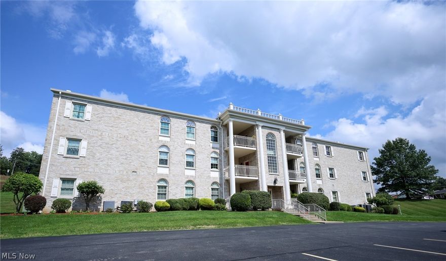 St. Clairsville Condo! Unit 104 is now available in the desirable Westwood Condominiums. This spacious condo is located on the first floor and offers 3 bedrooms and 2 full baths. All bedrooms are nicely sized. Monthly HOA covers landscaping, snow removal, exterior building maintenance, and elevator maintenance. 55+. Call today to schedule your private showing and enjoy condo living!