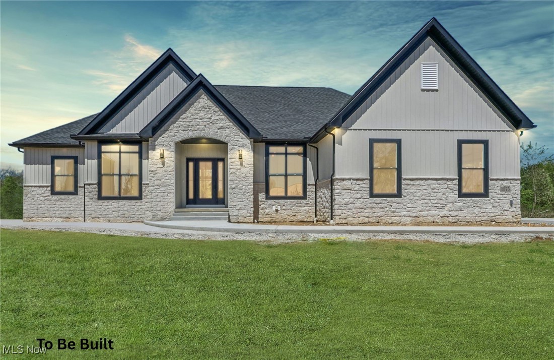 ***The Fall Circuit of Homes open house September 27th & 28th from 12:00p-4:00p. Use address, 542 East Lakewood Drive, Canal Fulton to the model home.***Welcome to Lakewood Estates in Canal Fulton with 30+ new lots available soon ranging from just under 1/2 acre to 2+ acre lot sizes (call for details), where Modern Home Concepts delivers energy-efficient, modern living paired with stunning architecture. These to-be-built homes feature an open-concept floor plan and high-end finishes tailored to today’s lifestyle. Build this 3 bedroom, 2 full and 1 half bath ranch style home with basement or ask about other opportunities to build in this development. Step into a spacious foyer leading to a private study or home office. The large great room opens to a beautiful yard with optional covered patio, and add a cozy stone fireplace, perfect for cooler months. The chef’s kitchen stands out with custom maple cabinetry, soft-close drawers and doors, a large center island, sleek quartz countertops, stainless steel appliances, and a generous walk-in pantry. The owner’s suite offers a luxurious retreat with optional oversized tiled shower, soaking tub, dual vanities, and a spacious walk-in closet. Two additional bedrooms share a full bath with dual sinks, quartz counters, and durable LVT flooring. Convenience is key with a mudroom and laundry room conveniently located on the main level. The home also features an optional partially finished basement with a half bath, with the potential for a rec room, fourth bedroom, and full bath in the unfinished portion. As an Energy Star® builder, Modern Home Concepts includes energy-efficient windows, solid core doors, and quartz countertops as standard, along with a one-year builder warranty and a 20-year foundation warranty. Photos are for illustration purposes only. Call for more details today for lot availability and pricing!