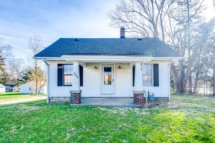 Welcome to your charming three-bedroom, one-and-a-half-bathroom, bungalow nestled within the Stow school district. Situated on almost an acre of land, this tranquil retreat offers the perfect blend of comfort and convenience. 
Step inside to discover a spacious living area adorned with natural light, ideal for cozy gatherings or quiet relaxation. The well-appointed kitchen boasts ample storage, making meal preparation a delight. there's one bedroom on the main, along with two inviting bedrooms upstairs to provide peaceful sanctuaries for rest and rejuvenation, while the half bathroom adds convenience for guests and family members alike. Outside, the expansive yard beckons for outdoor activities, with plenty of space for catch, kickball, football, or sport of your choice. With its desirable location and abundant charm, this home presents a rare opportunity to embrace a lifestyle of comfort and tranquility. Furnace and Central air unit are newer. Don't miss out on making this your forever home!