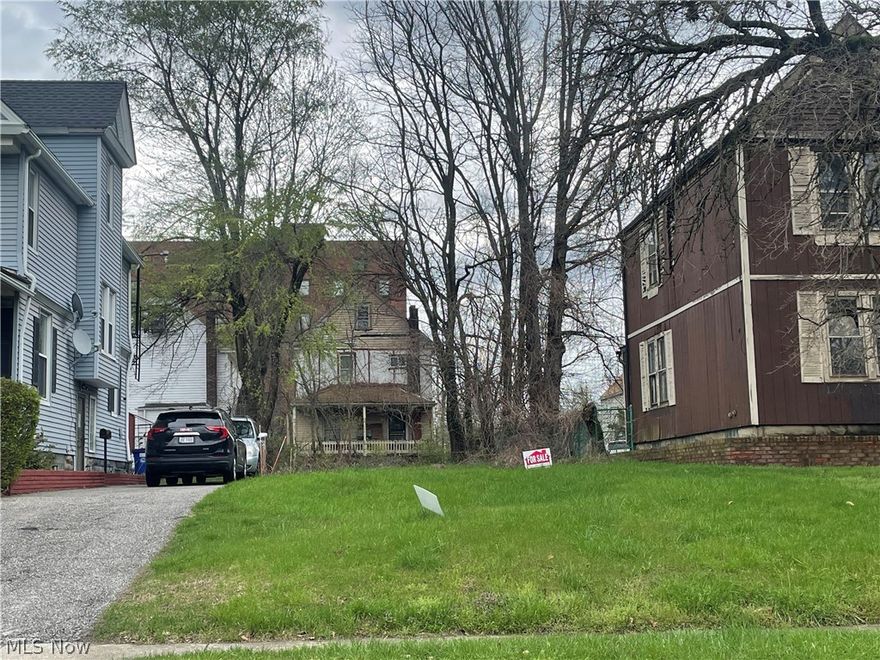 Hough development opportunity!  So much is happening in the neighborhood which is adjacent to the Cleveland Clinic and the institutions of University Circle.  Be a part of the area's future and join the other developments popping up all over the neighborhood.  Lot is zoned Medium Density Apartment.