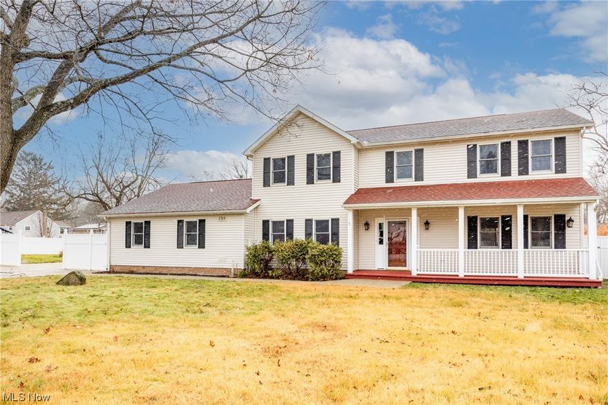 Welcome home to this beautifully updated colonial located in a prime location close to shopping and highway access. This home offers convenience and comfort, along with a plethora of features that you won't want to miss out on. Attention to detail and recent renovations make this home truly special.Step inside and be greeted by a cozy and inviting family room with a fireplace that is perfect for those chilly  evenings.Living room features a slider that leads out to a newer deck, providing the perfect space for entertaining or enjoying your morning cup of coffee.The large eat-in kitchen is a chef's dream, with a breakfast island, new granite countertops,and all new appliances.Next to the kitchen is a charming dining room with a beautiful bay window, making it the ideal spot for hosting dinner parties or enjoying a family meal.Working from home is a breeze with the convenient first-floor office, offering privacy and functionality. The first-floor laundry room, complete with a washer, dryer, and sink, adds even more convenience to your daily routine.Mudroom with a door to the outside is perfect for keeping your home organized and clean and it's the ideal for storing coats,shoes,and backpacks.Home has been freshly painted throughout and boasts new flooring on the first floor, as well as new carpet on the second floor. The comfort and style of this home are unmatched. The home also features a new furnace and AC,ensuring comfort and efficiency.Front porch welcomes guests and creates a warm and inviting first impression. Plenty of parking with two-car attached garage and large driveway for all of your vehicles.But what truly sets this home apart is the fenced-in backyard. Imagine spending your evenings and weekends enjoying the serenity and privacy of your outdoor oasis. Whether it's watching the sunset from your deck or playing catch in the yard, this backyard is sure to be the envy of all your friends and family.Don't miss your opportunity to own this wonderful home.