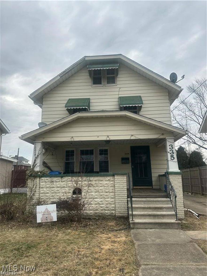 Investment opportunity in the North Hill area of Akron. Currently rented for $1200 month. This property has had consistent rental stream. House features hardwood floors in living & dining room. Kitchen was updated within the past 5 years. Has half bath on the main floor off the kitchen area. Decent size bedrooms on the second floor with full bath. 
Any questions call listing agent for more details.