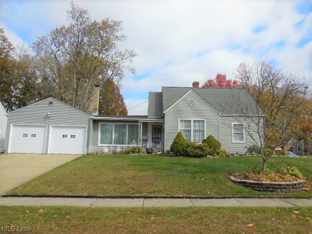 You'll be sold the instant you walk into this well maintained and cared for home that offers a large family room with a wood burning fireplace. The family room has french doors that lead to an awesome enclosed sun room that over looks the landscaped fenced back yard.The cheerful dining room has been freshly painted,with a new light fixture and hard wood floors. The step saving kitchen makes cooking simple. We are sure you will be please with the size of the master bedroom that has plenty of storage and newer carpet. There are two full bathrooms so you and the kids can leave home on time in the morning. A clean dry basement is perfect for children's play or a craft room. There is also a workshop and separate laundry area. The fenced in back yard is big enough for beauty ,small enough for easy care. Updated include vinyl siding, roof, electric, plumbing, sump pump, hot water tank 7 years young. Please put this on your A list of home to preview!!!
